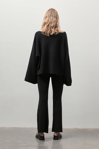 Contrast Bateau Jumper