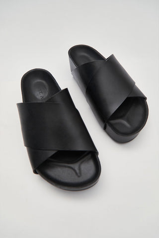 Cross Over Leather Sandal