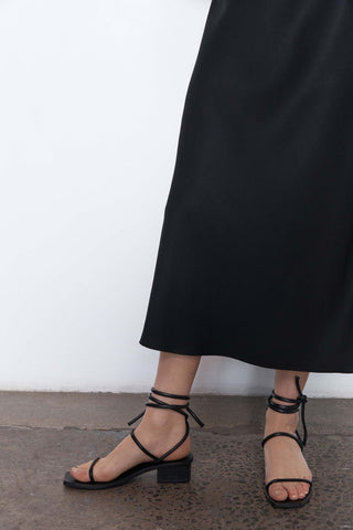 Jiro Black Sandal