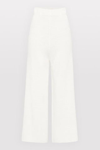 Knit Lounge White Pants