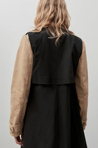 Layered Trench Coat