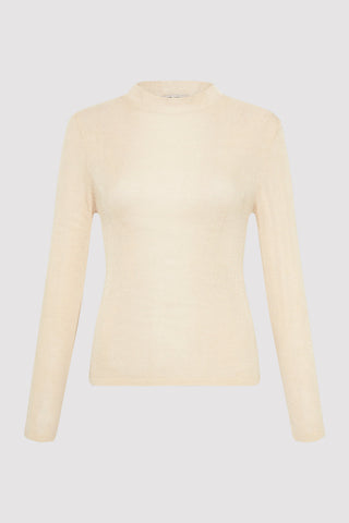 Long Sleeve High Neck Top