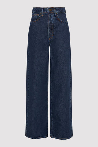 Mid Rise Wide Leg Jeans