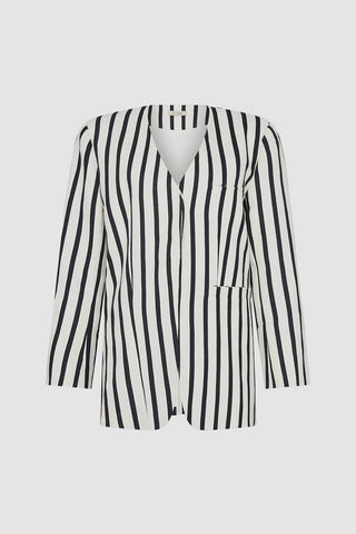 Stripe Blazer